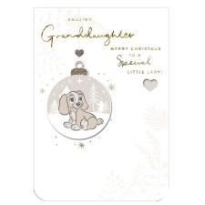 Granddaughter Lady & The Tramp Christmas Card