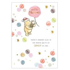 Mummy Winnie The Pooh Christmas Card