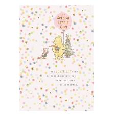 Special Little Girl Winnie The Pooh Christmas Card
