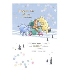 Across The Miles Winnie The Pooh Christmas Card