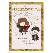 Harry Potter Granddaughter Birthday Card