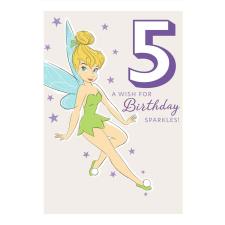Disney Tinkerbell 5th Birthday Card