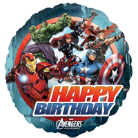 The Avengers Birthday Balloon Bouquet