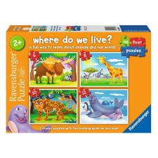 Where do we Live 4 In a Box My First Jigsaw Puzzles