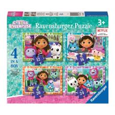 Gabby’s Dollhouse 4 In A Box Jigsaw Puzzles