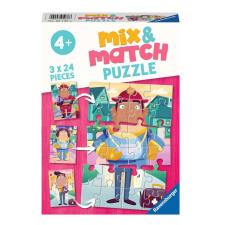 Professions Mix &amp; Match 3 x 24pc Jigsaw Puzzles