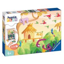 Puzzle &amp; Play Jungle Adventure 2 x 24pc Jigsaw Puzzles
