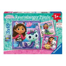 Gabby's Dollhouse 3x 49pc Jigsaw Puzzles