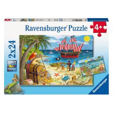 Pirates &amp; Mermaids 2 x 24pc Jigsaw Puzzles