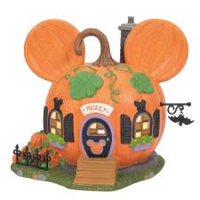 Disney Mickey Mouse's Pumpkintown House Light Up Figurine