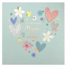 Amazing Mum Square Birthday Card