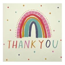 Artistic Rainbow Thank You Card