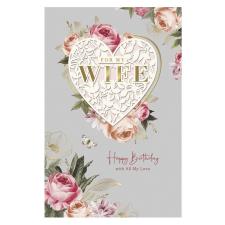 Royal Horticultural Society Wife Luxury Birthday Card