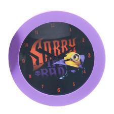 Sorry Im Bad Minions Dracula Wall Clock