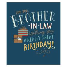 Brother in Law Wishing You a Great Birthday Card