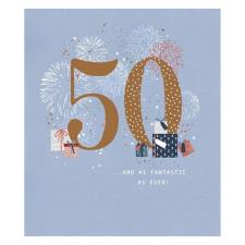 Fantastic as Ever 50th Birthday Card