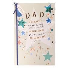 Star Dad Birthday Card
