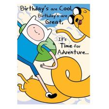 Time For Adventure Time Birthday Card