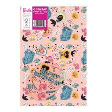 Barbie Gift Wrap & Tags Set