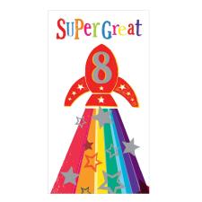 Super Great 8th The Bright Side Birthday Card