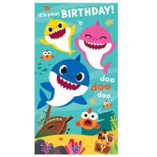 It's Your Birthday Baby Shark Birthday Card With Stickers