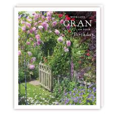 Floral Garden Gran Birthday Card