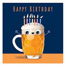 Gogglies Beer Glass Happy Birthday Card