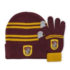 Harry Potter Kids Gryffindor Gloves & Beanie Set