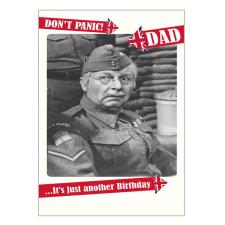 Dad, Don’t Panic! Dad's Army Birthday Card