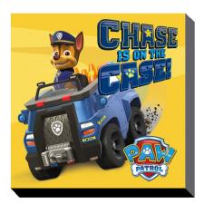 Paw Patrol Chase On The Case Canvas Print (30cm x 30cm)