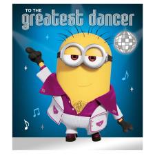 Greatest Dancer Minions Birthday Card