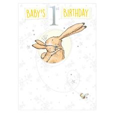 Baby&#39;s 1st Birthday Guess How Much I Love You Birthday Card