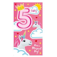 5 Today Joy Pixels 5th Birthday Card