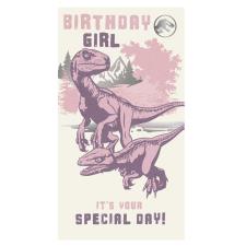 Birthday Girl Jurassic World Birthday Card