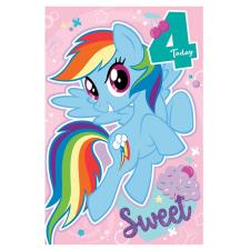 4th Birthday My Little Pony Birthday Card