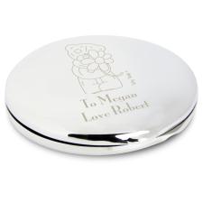 Personalised Me to You Bear Flower Compact Mirror