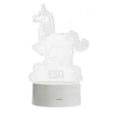 Personalised Unicorn LED Colour Changing Night Light