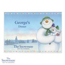 Personalised The Snowman & The Snowdog Placemat