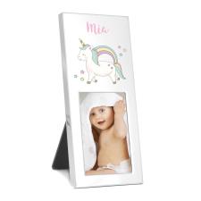 Personalised  Baby Unicorn 2" x 3" Photo Frame