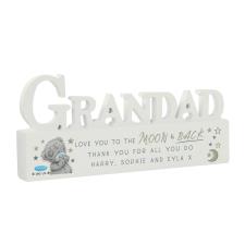 Personalised Me to You Bear Wooden Grandad Ornament