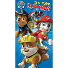 Its Your Birthday Paw Patrol Sticker Birthday Card