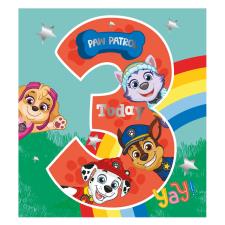 3 Today Paw Patrol 3rd Birthday Card