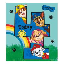 4 Today Paw Patrol 4th Birthday Card