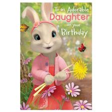 Peter Rabbit Adorable Daughter Pop Up Birthday Card