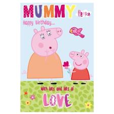 Mummy Peppa Pig Birthday Card