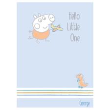 Peppa Pig New Baby Boy Card