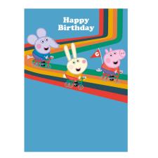Peppa Pig Happy Birthday Card