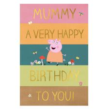 Mummy Peppa Pig Very Happy Birthday Card
