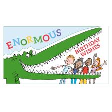 Roald Dahl The Enormous Crocodile Birthday Wishes Card