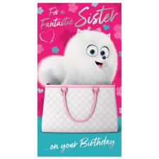 Sister The Secret Life Of Pet Birthday Card